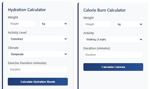 sports & fitness calculator
