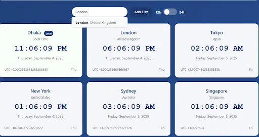 online world clock