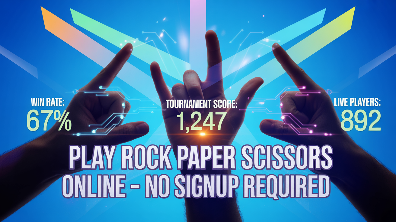 Play Rock Paper Scissors Online - No Signup Required